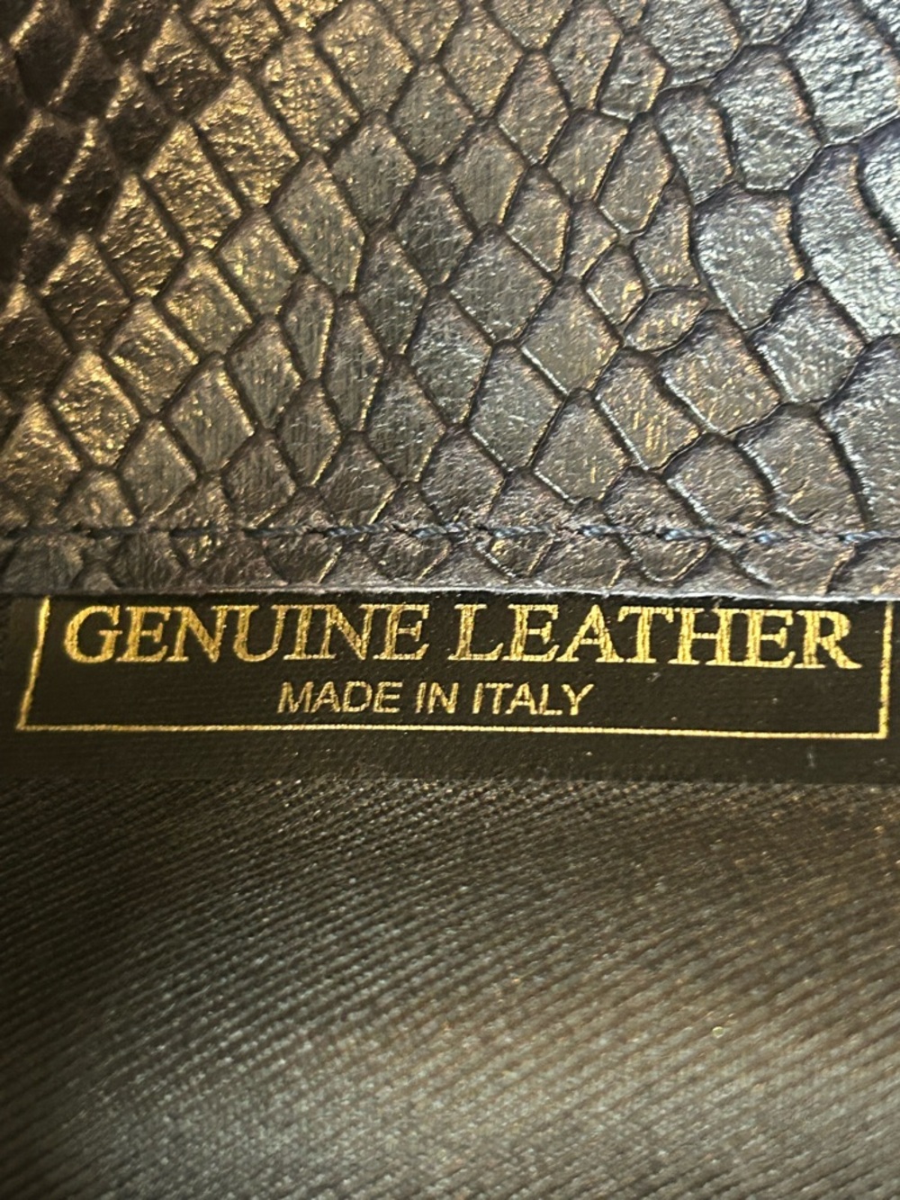VERA ITALY "Jolda"Luxurious Italian Shoulderbag made of Genuine Leather in Italy - Picture 8 of 12